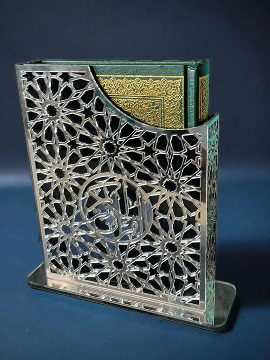 Islamic decorative Quran protective wallet (Silver)